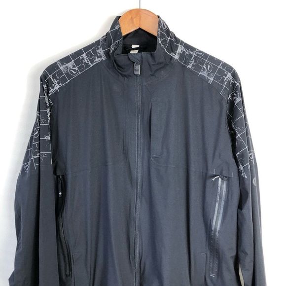LULULEMON Men’s Black/Grey Lightweight Sprint Jacket size X-Large - Picture 3 of 7